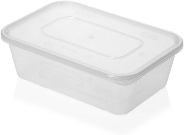 SATCO MICROWAVE CONTAINER WITH LIDS 650ML 25/PK. SATCO031